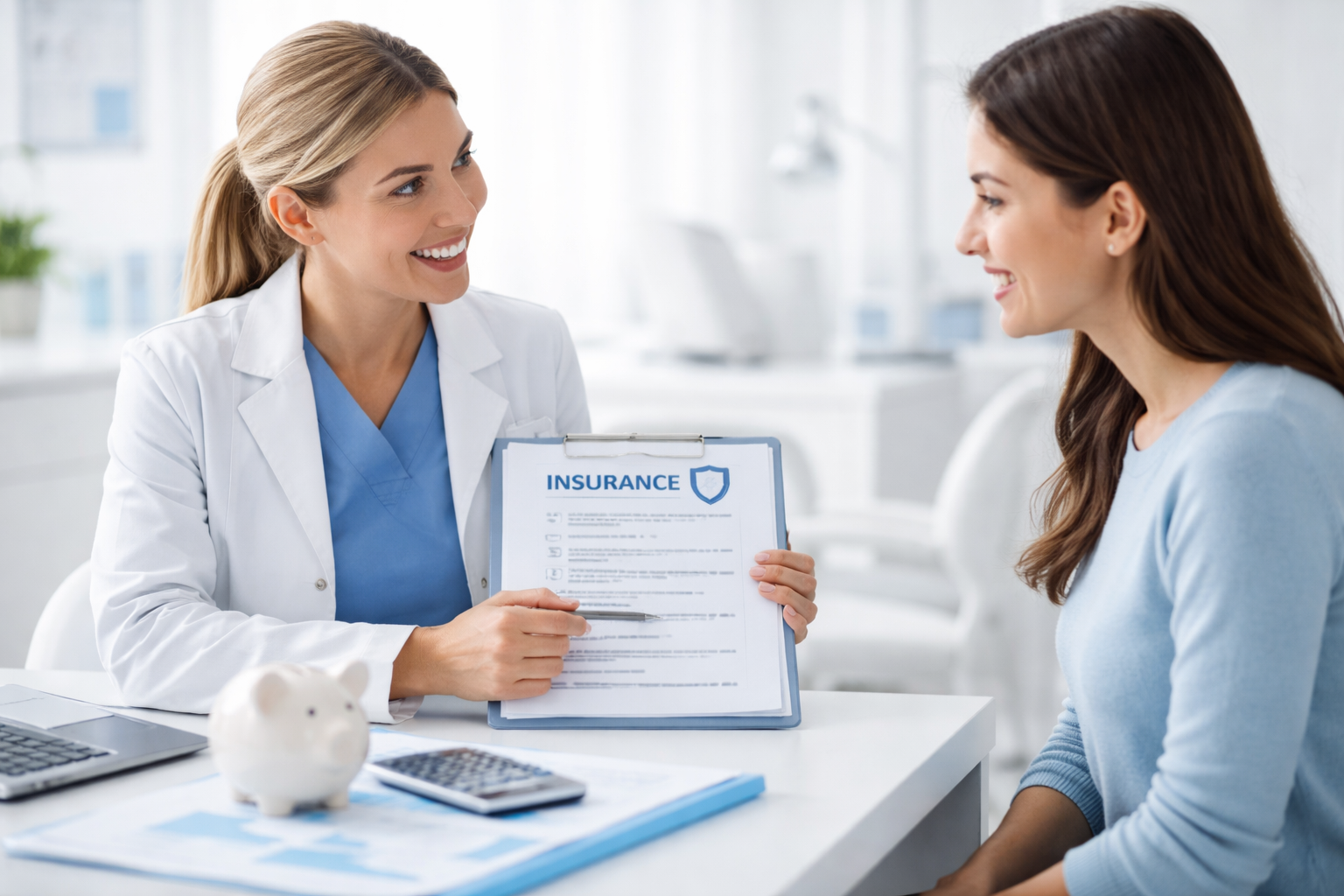 Insurance discussion at Granville Dental